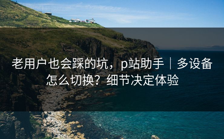 老用户也会踩的坑，p站助手｜多设备怎么切换？细节决定体验