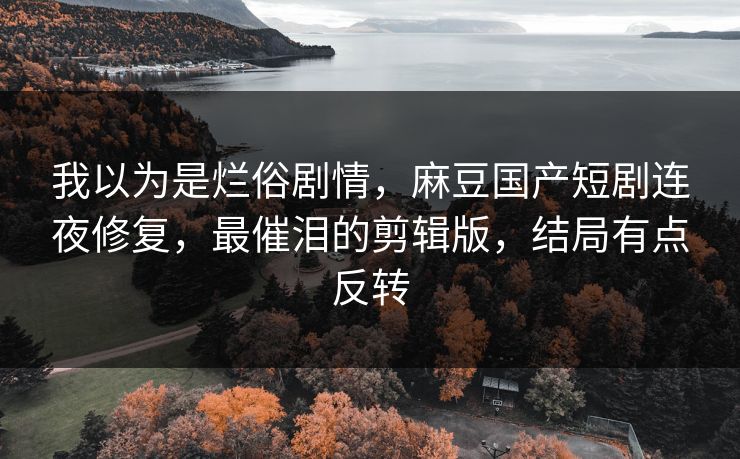 我以为是烂俗剧情，麻豆国产短剧连夜修复，最催泪的剪辑版，结局有点反转